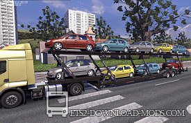 Скачать мод на прицепы «Trailers and cargo pack by Jazzycat v2.6» для Euro Truck Simulator 2 1.12.1