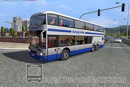 Скачать мод на трафик Пак автобусов v1.1 от Jazzycat для Euro Truck Simulator 2 1.12.1