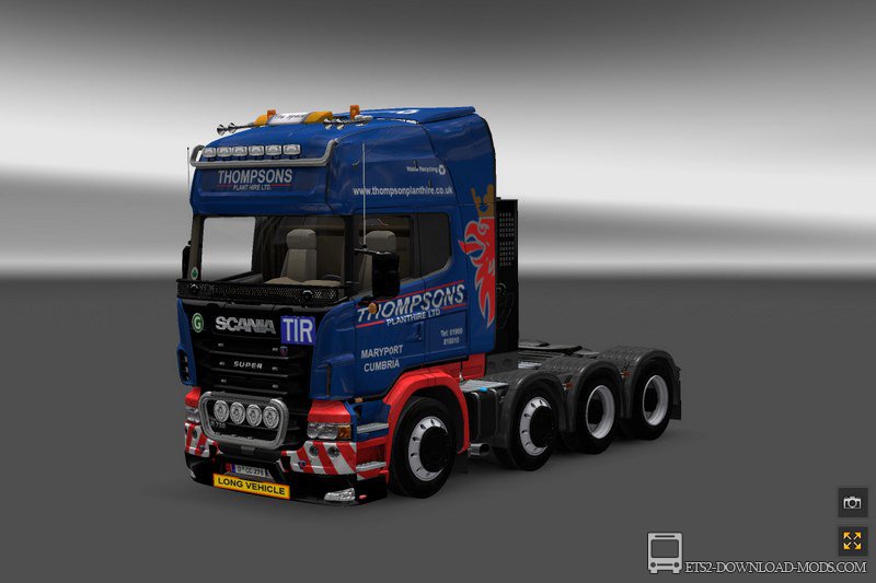 Скачать мод на тюнинг Scania Mega Store mod 1.1 для Euro Truck Simulator 2 1.12.1