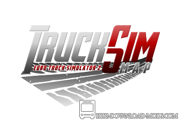 Скачать мод на карту TruckSim Map 5.3.1 для Euro Truck Simulator 2 1.15