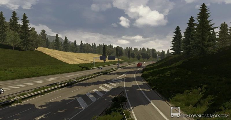 Скачать мод на новые реалистичные текстуры и визуальные эффекты для Euro Truck Simulator 2 1.14