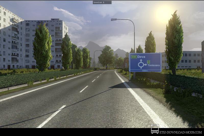 Скачать мод на карту Румынии Ro Map Add-On v4.2 для Euro Truck Simulator 2 1.16.2