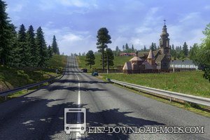 Скачать мод на карту России RusMap v1.5 для Euro Truck Simulator 2 1.18