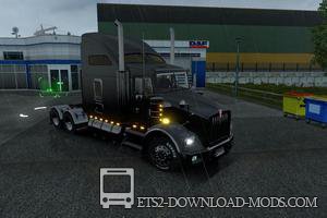 Скачать мод на грузовик Kenworth T800  v2.1 от Kriechbaum для Euro Truck Simulator 2 1.18
