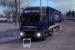Зимняя физика для Euro Truck Simulator 2