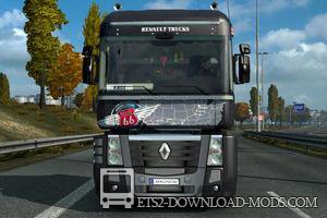 Грузовик Renault Magnum v14.36 для Euro Truck Simulator 2