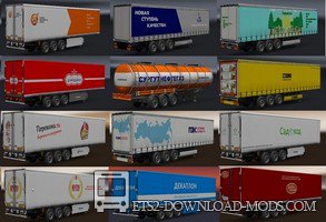 Trailer Pack "Российские Прицепы" для Euro Truck Simulator 2