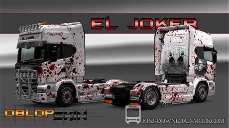 Скин El Joker для Euro Truck Simulator 2 (ETS 2)