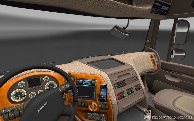 Скачать мод на интерьер Люкс для Euro Truck Simulator 2 (ETS 2)
