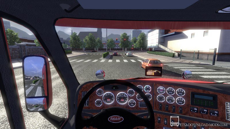 Скачать мод на грузовик Peterbilt 387 для Euro Truck Simulator 2 (ETS 2)