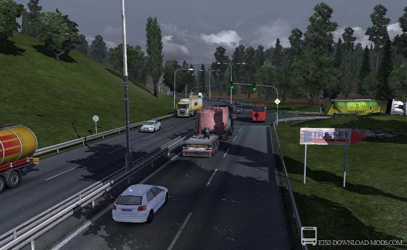 Мод на увеличение трафика для euro truck simulator 2