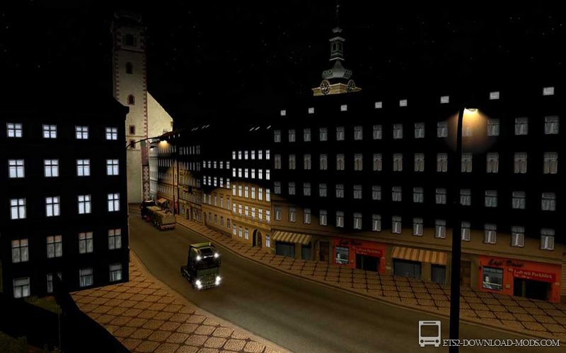 Мод на свет «TRUE Lights AI cars vers 5.4» для Euro Truck Simulator 2 1.11.1