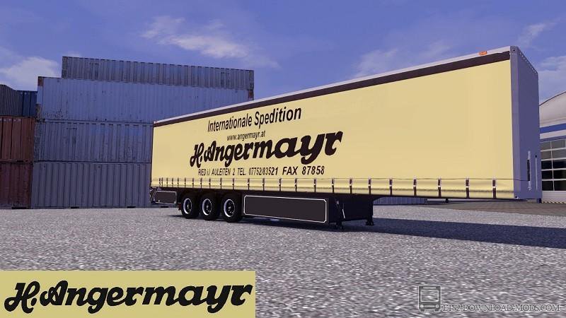 Скачать мод на прицеп Spedition Angermayr для Euro Truck Simulator 2 1.10.1 (ETS 2)