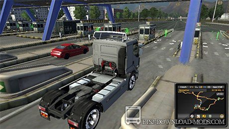 Мод на убирание шлагбаумов для Euro Truck Simulator 2 1.5.2