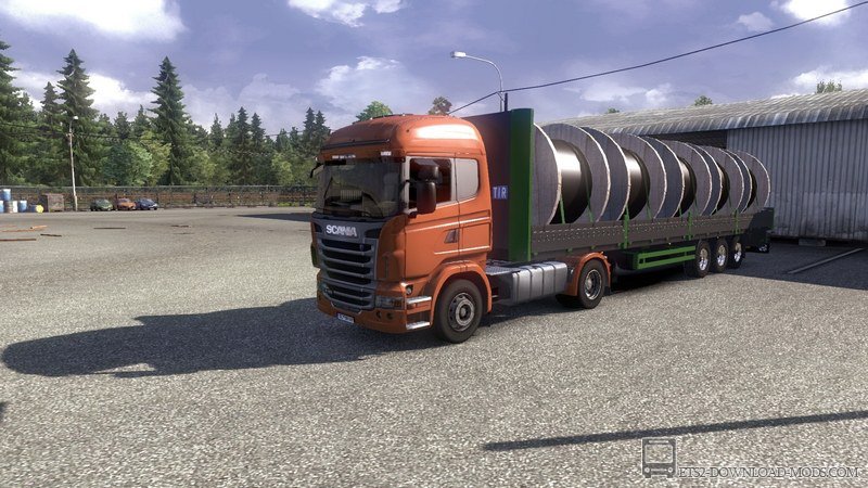 Прицеп «Kogel Kabeltrommel» для Euro Truck Simulator 2 1.10.1