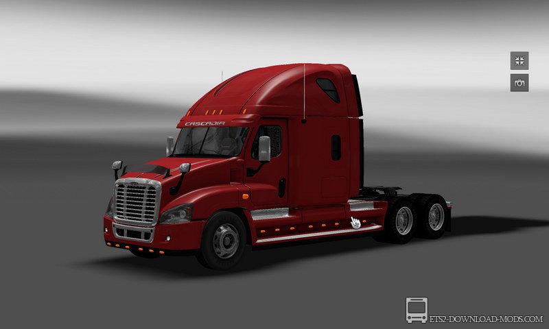 Грузовик «Freightliner Cascadia» для Euro Truck Simulator 2 1.10.1