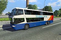 Мод на трафик «Пак автобусов v1.0» для Euro Truck Simulator 2 1.9.22