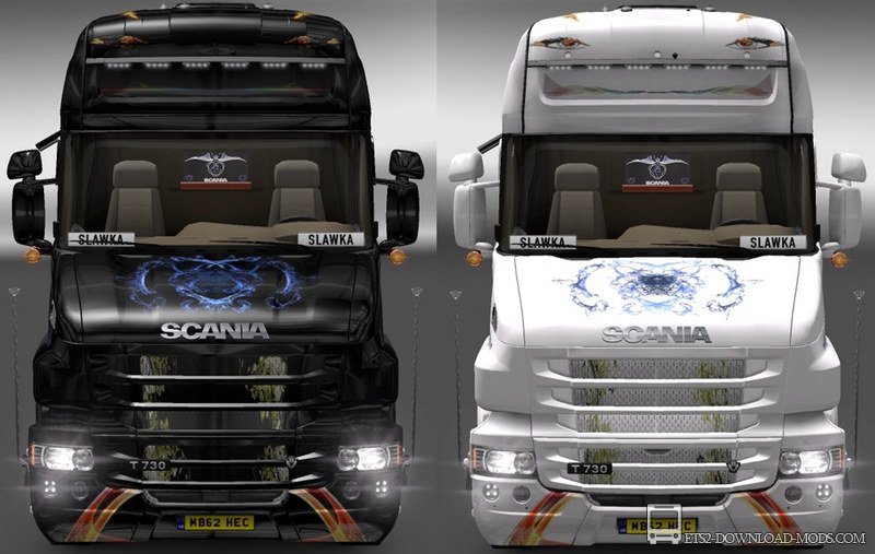 Скачать мод на скин «Scania T Longline - Abstraction» для Euro Truck Simulator 2 1.8.2.5 (ETS 2)