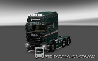 Прицеп и скин Wallenborn - Scania R для Euro Truck Simulator 2 1.10.1