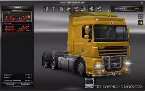 Тюнинг «Mega Store» для Euro Truck Simulator 2 1.11.1