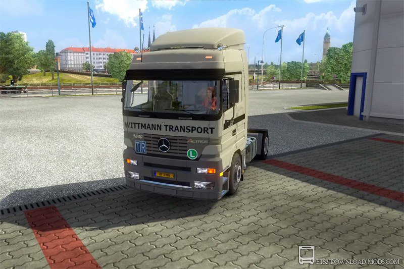 Скачать мод на грузовики Mercedes Pack V3 для Euro Truck Simulator 2 1.11.1 (ETS 2)
