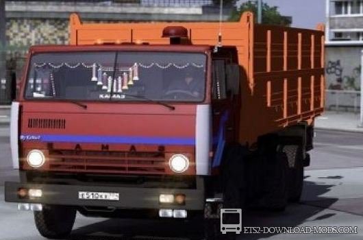 Грузовик Kamaz 53212 зерновоз для Euro Truck Simulator 2 1.8.2.5