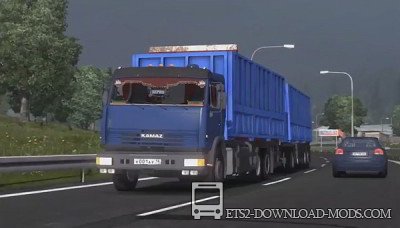 Грузовик КамАЗ 53229 v1.0 для Euro Truck Simulator 2 1.10.1