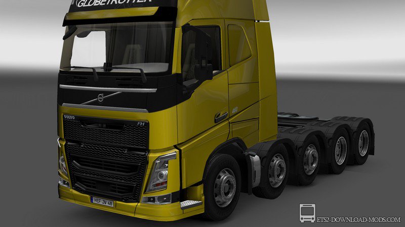 Скачать мод на шасси 10x8 Volvo FH16 2012 для Euro Truck Simulator 2 1.11.1 (ETS 2, С грузом по Европе 3)