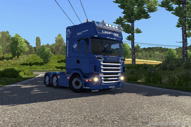 Прицеп и скин Scania Wielton Lagermax V 1.11 для Euro Truck Simulator 2 1.11.1