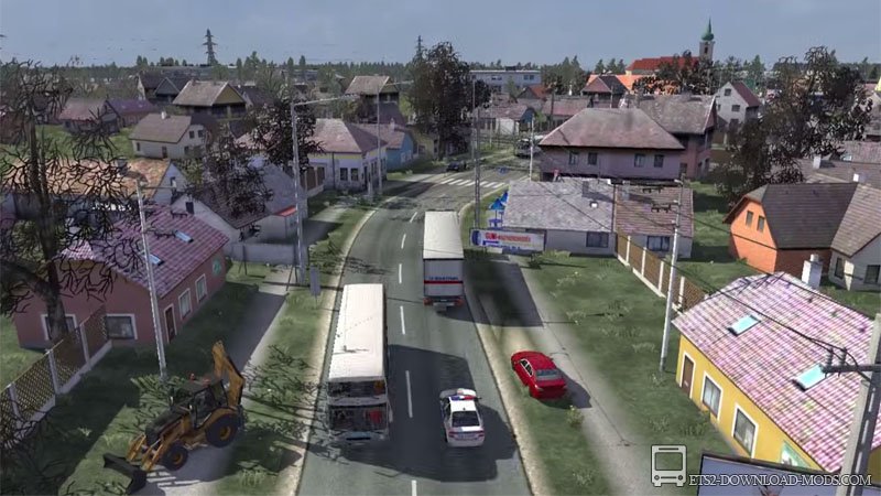 Скачать мод на карту Венгрии «HUNGARY MAP v0.9.22 by Frank007» для Euro Truck Simulator 2 1.12.1 (ETS 2, С грузом по Европе 3)