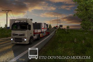 Скачать мод на реальный звук и графику для Euro Truck Simulator 2 1.11.1 и TruckSim Map 5