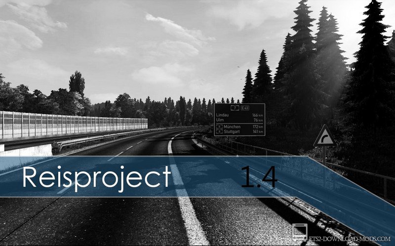Скачать мод на карту Reisproject v1.4 для Euro Truck Simulator 2 1.12.1
