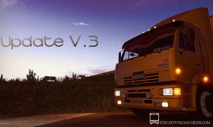 Скачать мод на грузовик Камаз 5460 v 3.0 для Euro Truck Simulator 2 1.12.1
