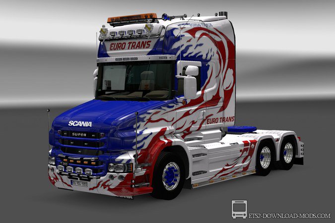 Скачать мод на тюнинг Scania T Longline Final для Euro Truck Simulator 2 1.12.1