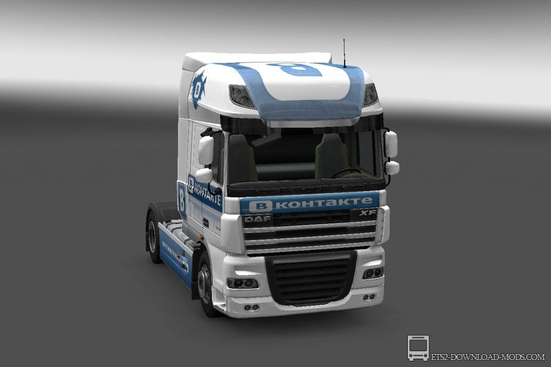 Скачать мод на скин Вконтакте для Euro Truck Simulator 2 1.12.1