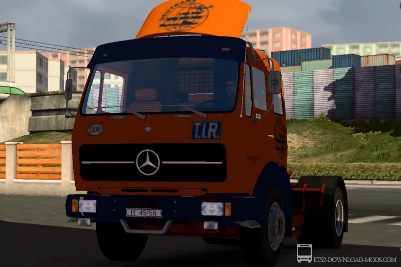 Скачать мод на грузовик Mercedes NG1631 для Euro Truck Simulator 2 1.12.1