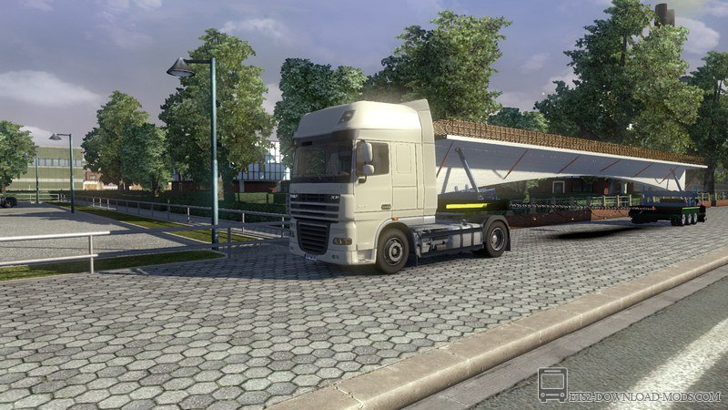 Скачать мод на прицепы Трансформатор и Конструкция Моста для Euro Truck Simulator 2 1.12.1 (ETS 2, С грузом по Европе 3)