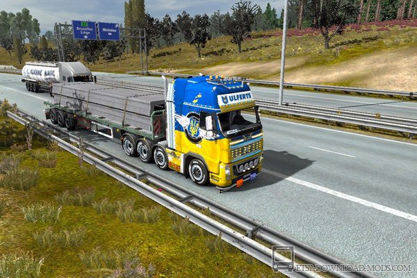 Скачать мод на тюнинг Volvo FH 2009 для Euro Truck Simulator 2 1.12.1