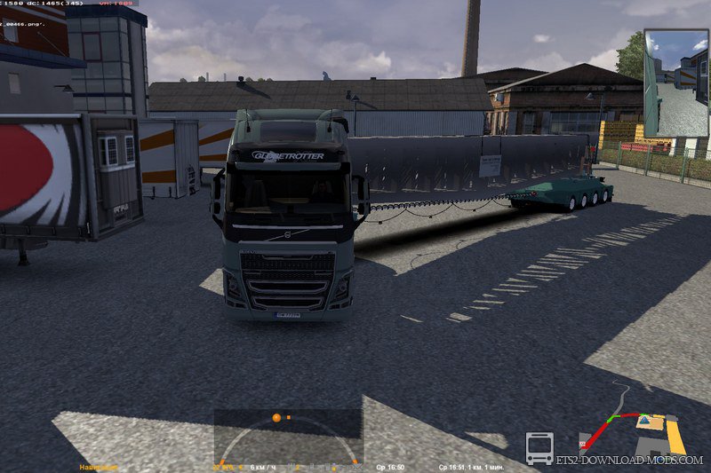 Скачать мод на прицеп - пролет Стального моста для Euro Truck Simulator 2 1.12.1