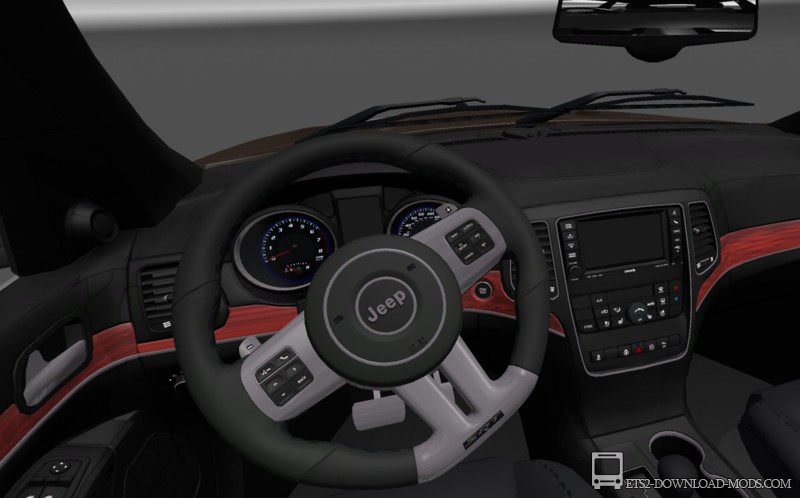 Скачать мод на автомобиль Jeep Grand Cherokee SRT8 v1.10 для Euro Truck Simulator 2 1.30 (Джип Чероки для ETS 2 1.30)