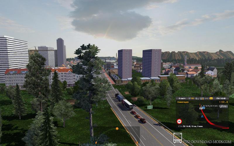 Карта Бразилии - EAA v4.1.2 для Euro Truck Simulator 2 (обновлено для ETS 2 1.26)