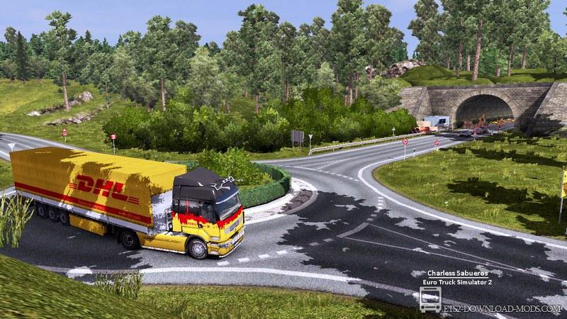 Скачать мод на карту MHAPro EU 1.7 для Euro Truck Simulator 2 1.15 (ETS 2 1.15, С грузом по Европе 3)