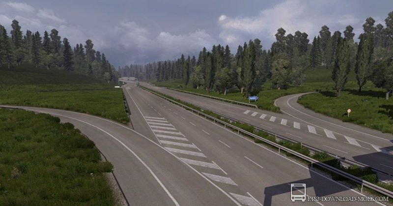 Скачать мод на новые реалистичные текстуры и визуальные эффекты для Euro Truck Simulator 2 1.14 (ETS 2 1.14, С грузом по Европе 3)