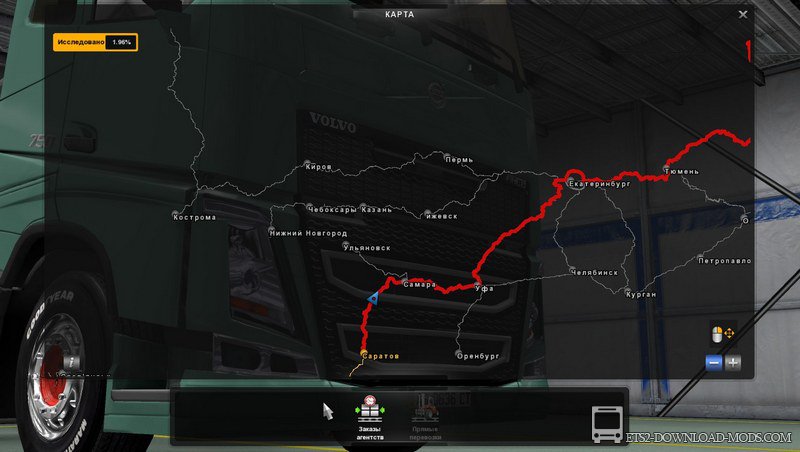 скачать euro truck simulator 2 с модами россия