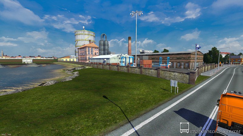 Скачать мод карта России RusMap v.1.4.8 для Euro Truck Simulator 2 1.16 (ETS 2 1.16, С грузом по Европе 3)