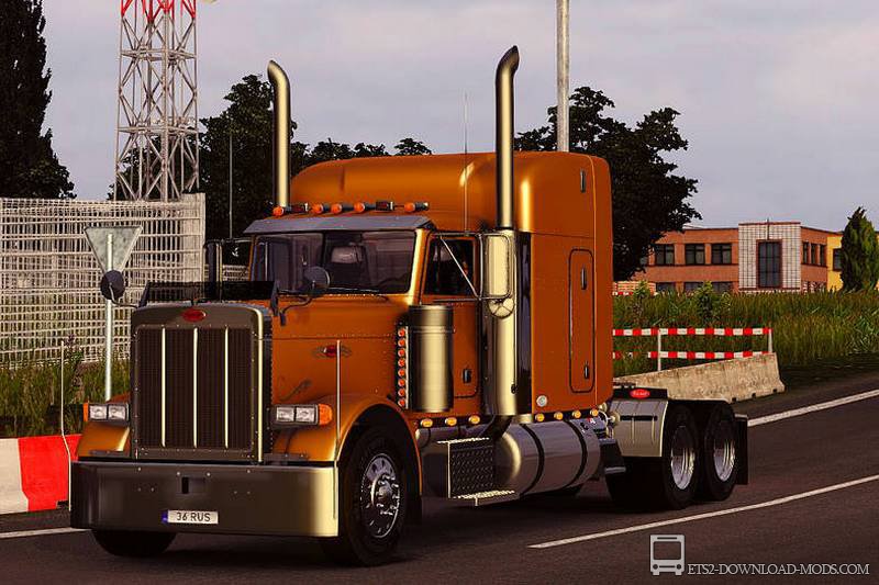 Скачать мод на грузовик Peterbilt 379 exhd 1999  для Euro Truck Simulator 2 1.14