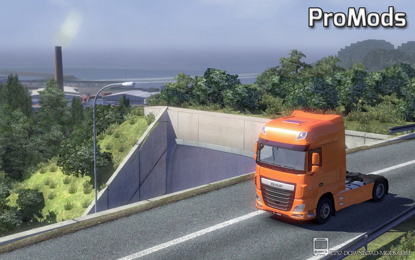 Скачать мод на карту ProMods 1.84 для Euro Truck Simulator 2 1.16