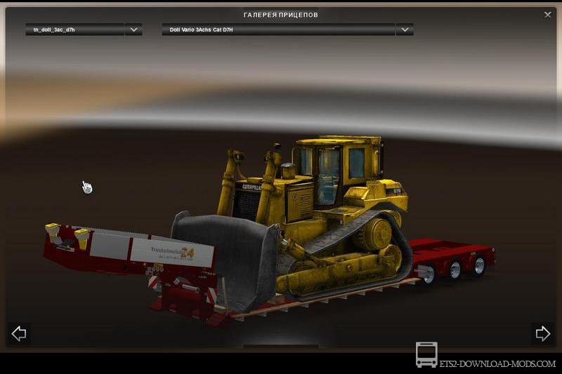 Скачать мод на пак прицепов от Roadhunter для Euro Truck Simulator 2 1.16 (ETS 2 1.16)