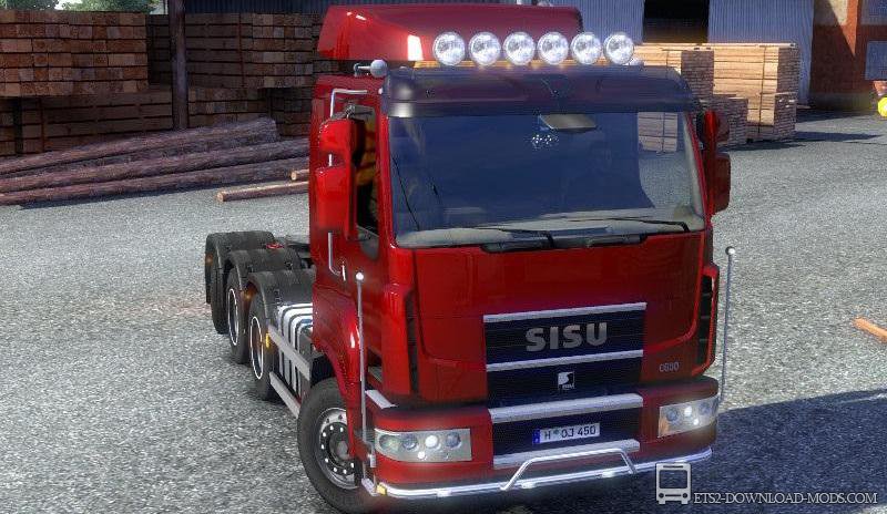 Скачать мод на грузовик Sisu R500, C500, C600 v 1.1.7 (обновлено для ETS 2 1.24)