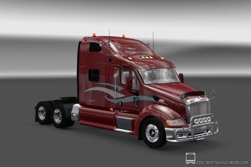 Скачать мод на грузовик Peterbilt 387 для Euro Truck Simulator 2 1.16